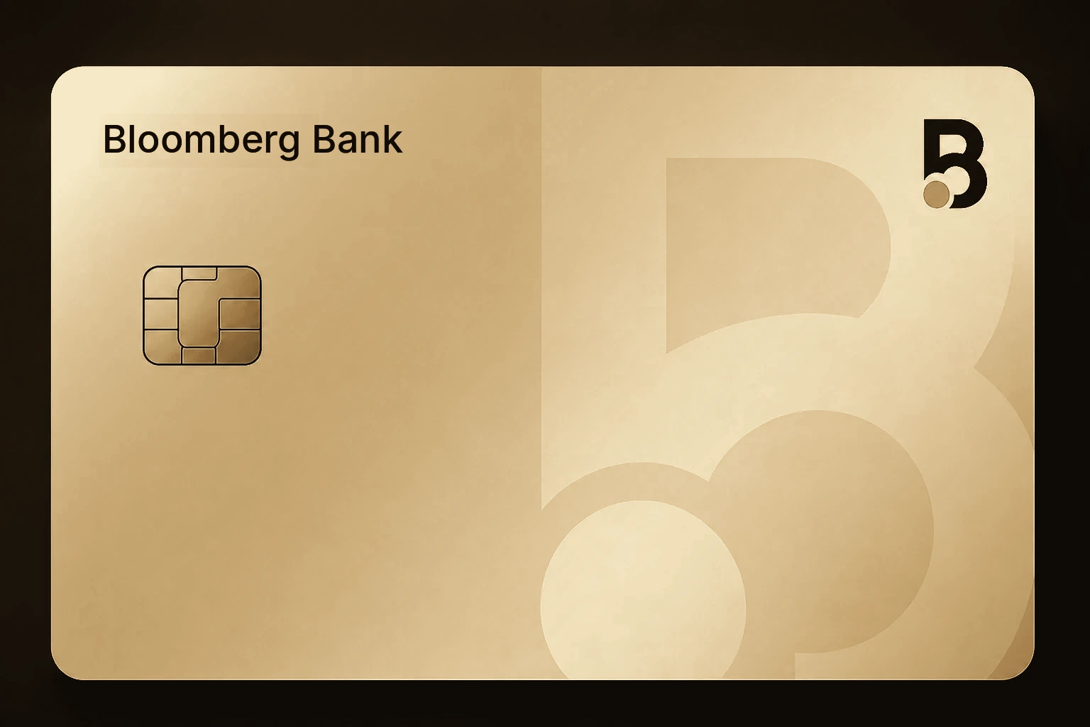 Bloomberg Bank gold card